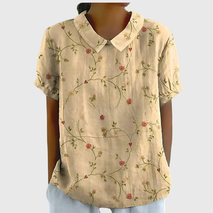 Aureliah™ | Damen Bluse mit Blumenmuster