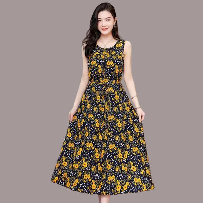 Alessia | Elegantes, ärmelloses Maxikleid