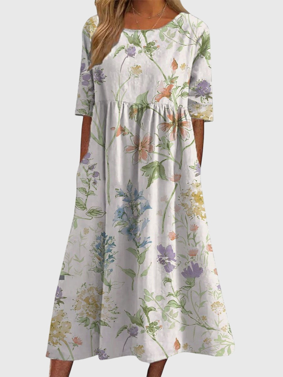 Kaltenthal™ | Figurbetontes Kleid mit Stickerei