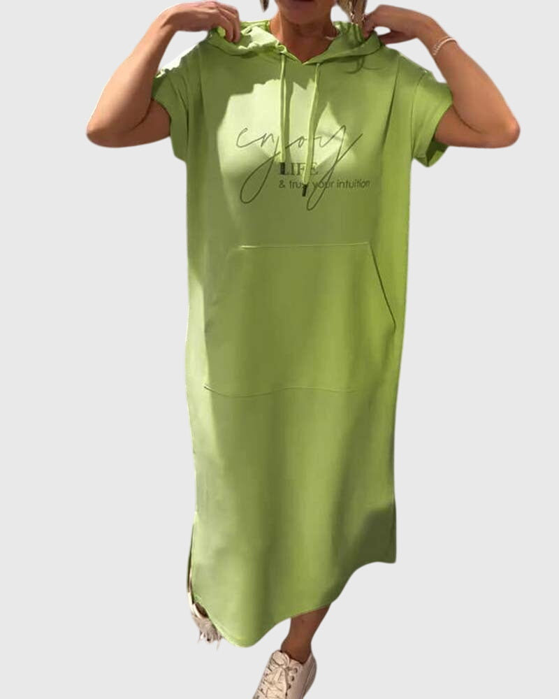 Veldora™ | Hoodie-Kleid mit Kapuze und Taschen