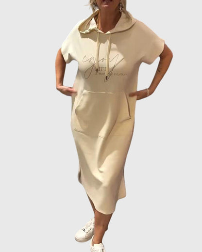 Veldora™ | Hoodie-Kleid mit Kapuze und Taschen