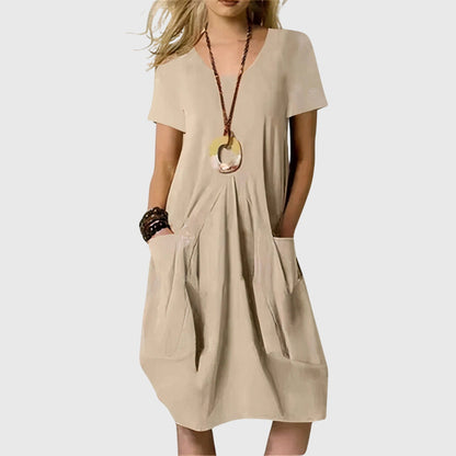 Luviaren™ | A-Linien Kleid mit Taschen