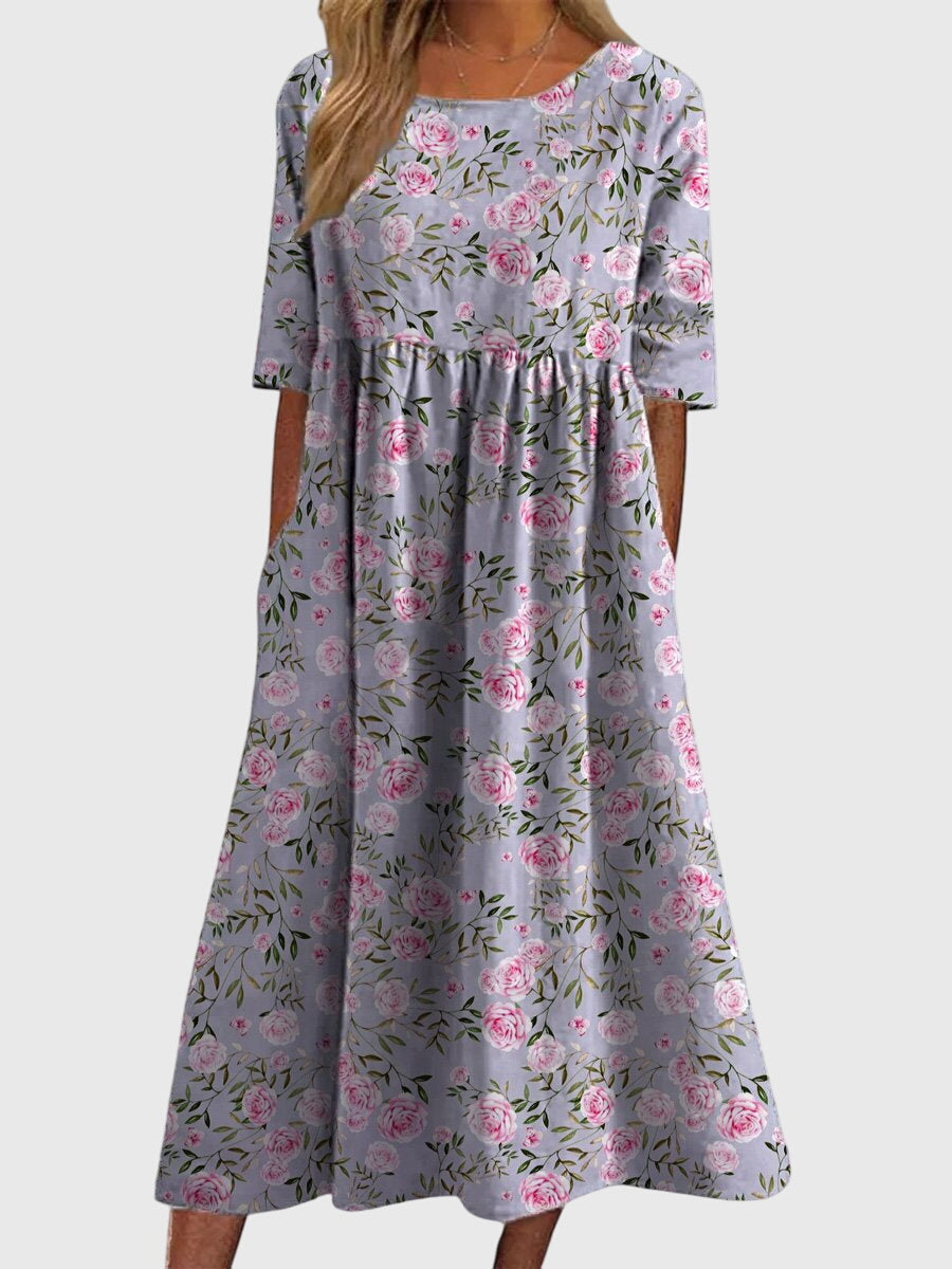 Kaltenthal™ | Figurbetontes Kleid mit Stickerei