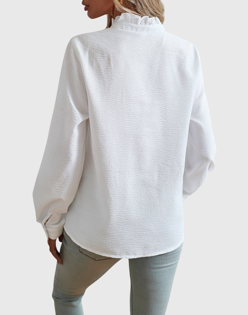 Valerien™ | Klassische Damenbluse mit figurschmeichelnder Passform
