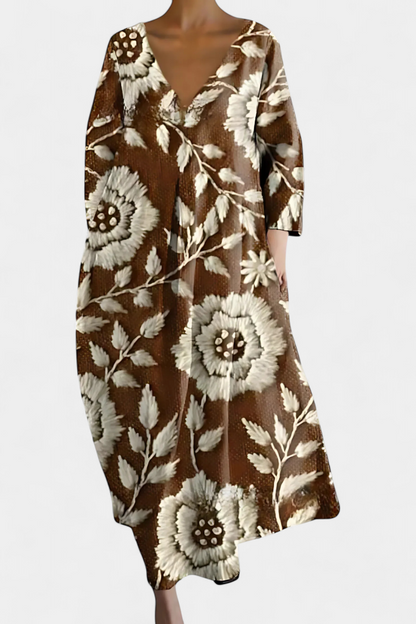 Sternberg™ | Fließendes Sommerkleid mit V-Ausschnitt