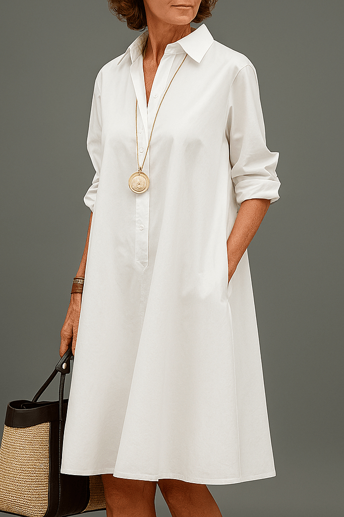 Stahlberg™ | Elegantes Midi-Kleid mit fließender Silhouette