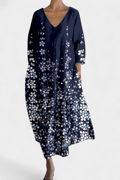 Sternberg™ | Fließendes Sommerkleid mit V-Ausschnitt