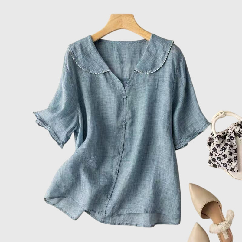 Aurelis™ | Damen Bluse Holly mit geradem Schnitt