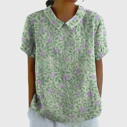 Aureliah™ | Damen Bluse mit Blumenmuster
