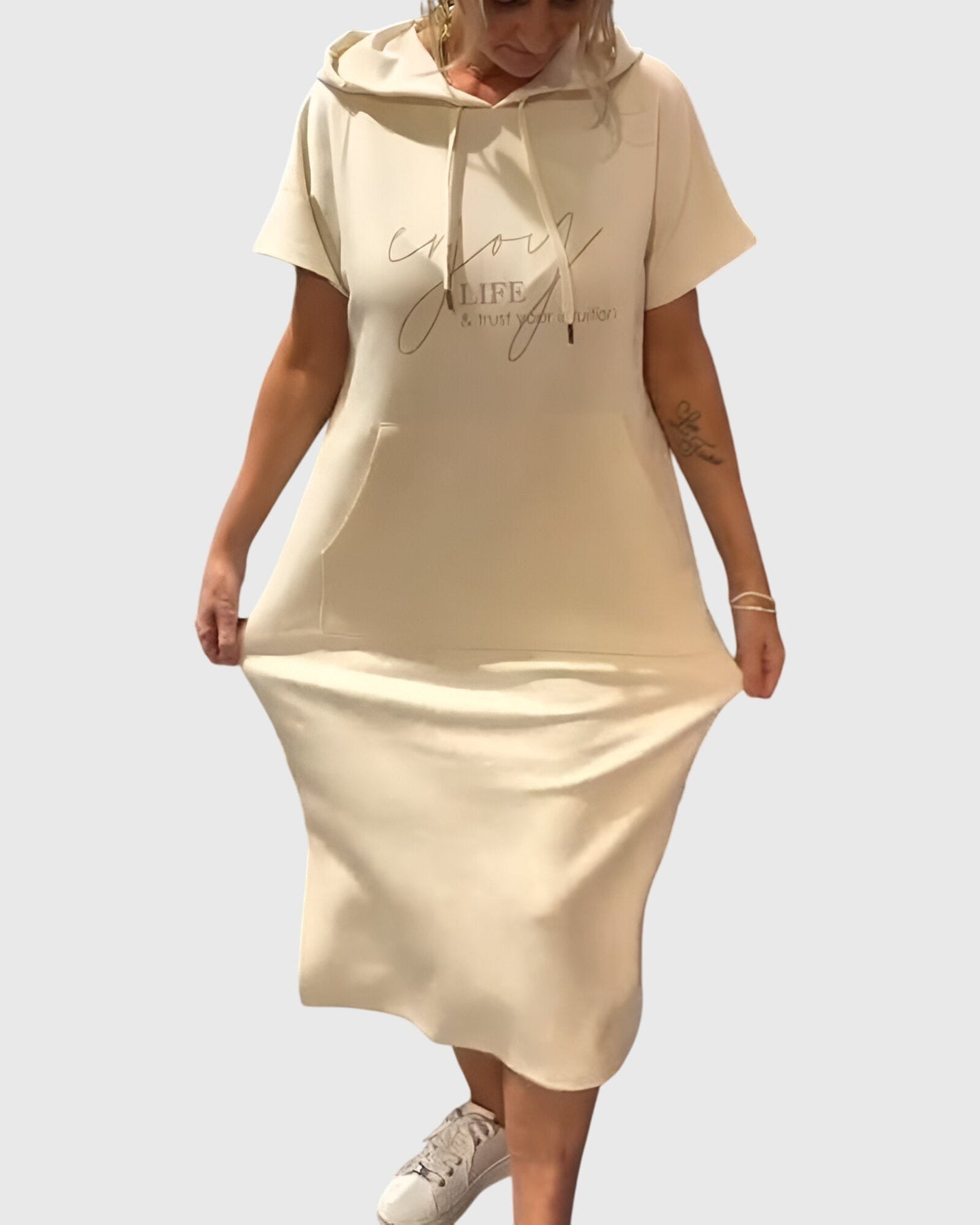 Veldora™ | Hoodie-Kleid mit Kapuze und Taschen