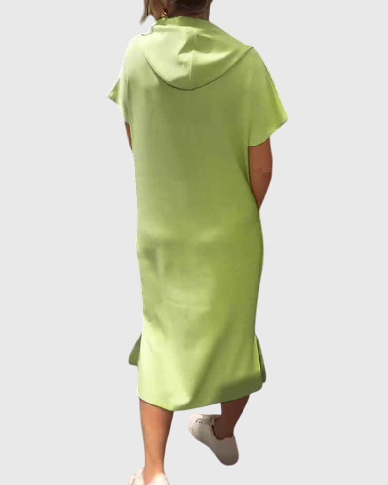 Veldora™ | Hoodie-Kleid mit Kapuze und Taschen