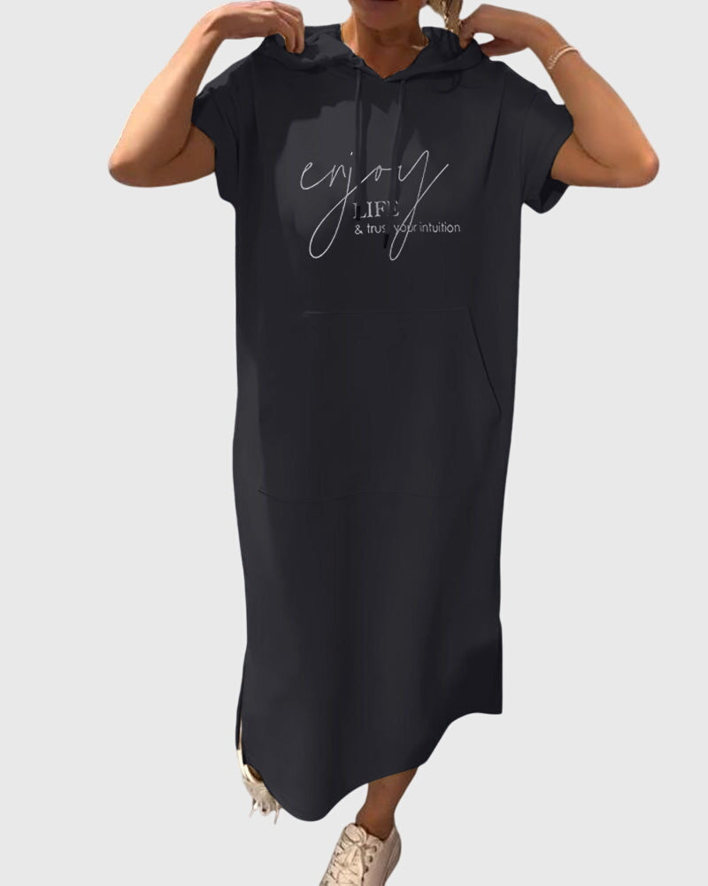 Veldora™ | Hoodie-Kleid mit Kapuze und Taschen