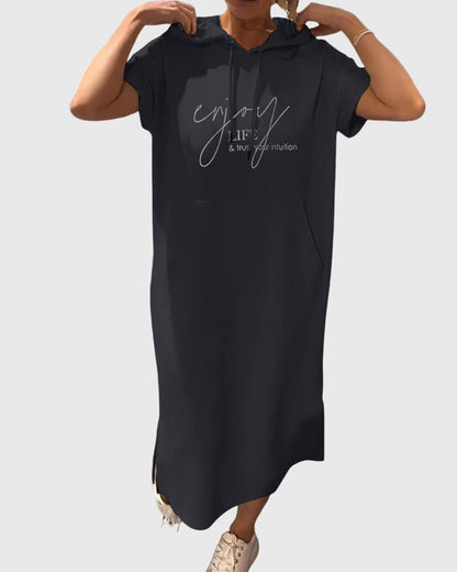 Veldora™ | Hoodie-Kleid mit Kapuze und Taschen