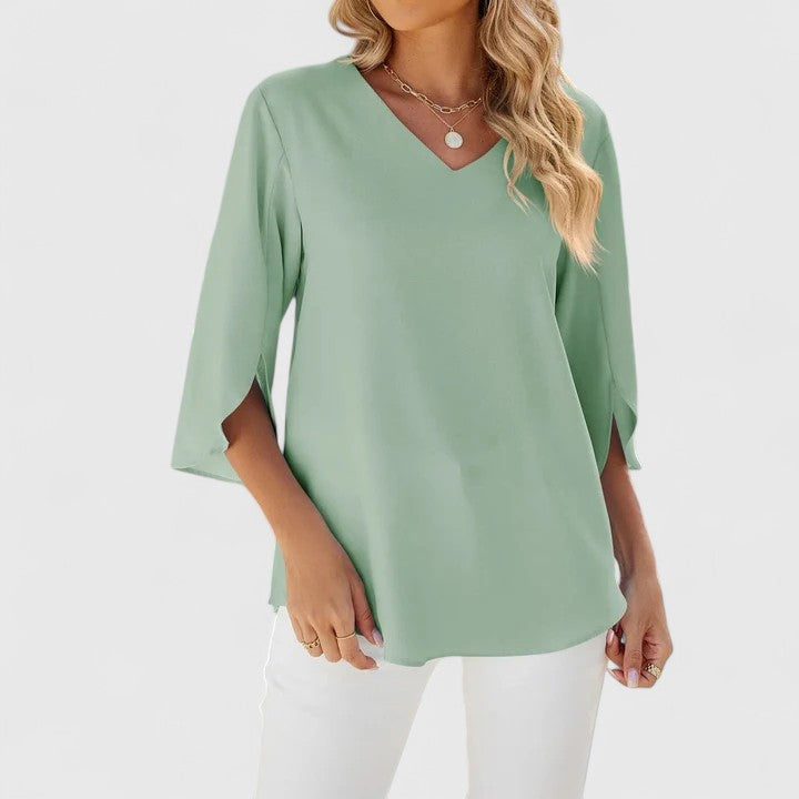 Aurelis™ | Damen Bluse Camryn mit figurschmeichelndem Schnitt