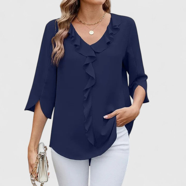Aurelis™ | Damen Bluse Camryn mit figurschmeichelndem Schnitt