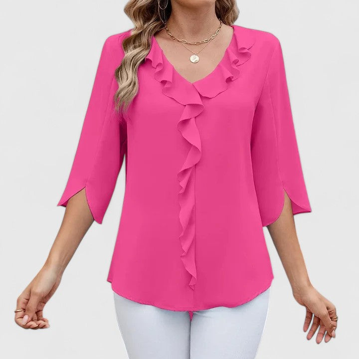 Aurelis™ | Damen Bluse Camryn mit figurschmeichelndem Schnitt