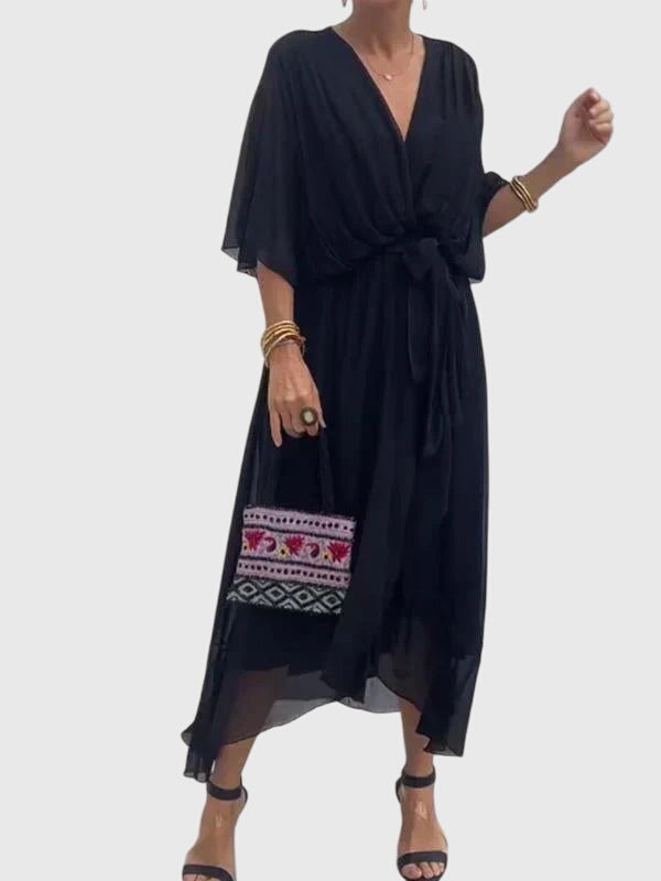 Luviaren™ | Damen Kleid Daisy mit V-Ausschnitt