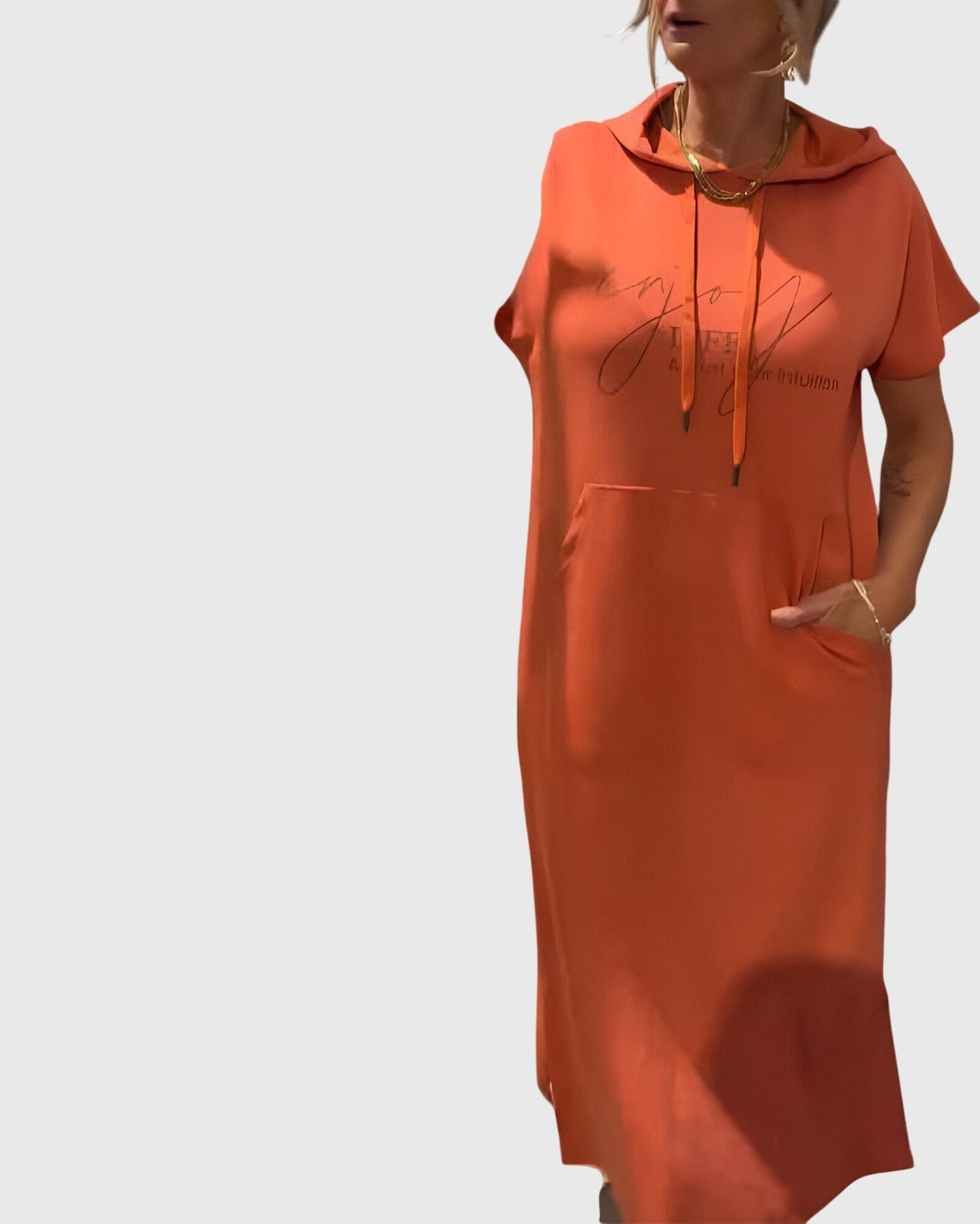 Veldora™ | Hoodie-Kleid mit Kapuze und Taschen