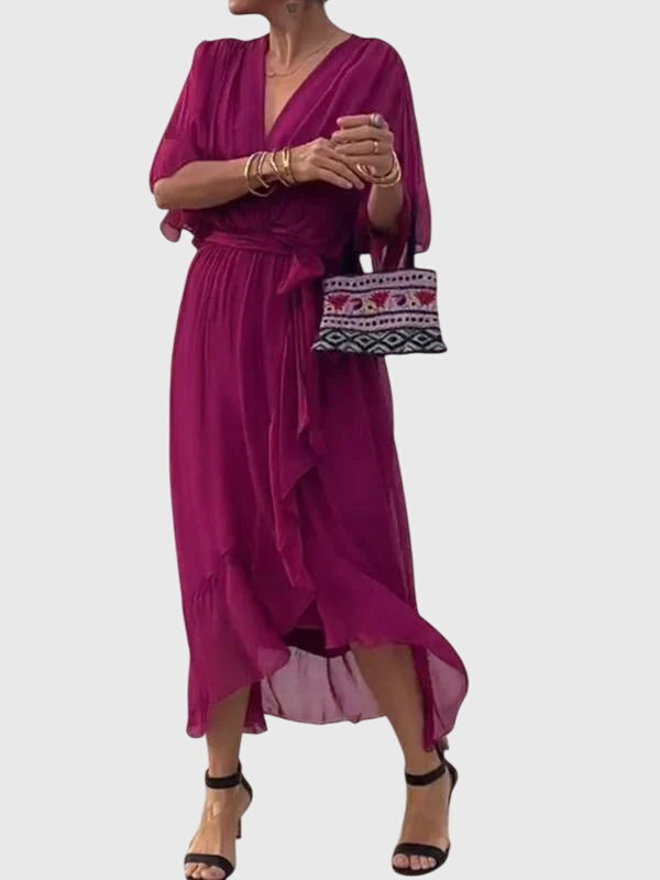 Luviaren™ | Damen Kleid Daisy mit V-Ausschnitt