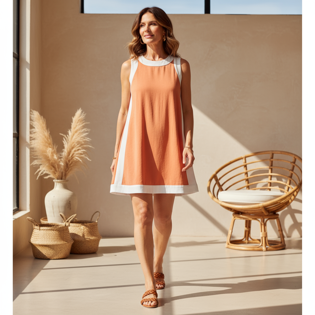 Sternberg™ | Ärmelloses A-Linien Sommerkleid