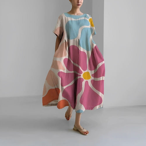Aurelis™ | Blumenkleid in ausgestellter Passform