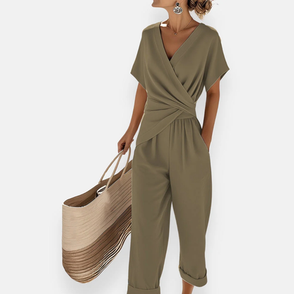 Luviaren™ | Elegantes Zweiteiler-Set mit Wickeloberteil