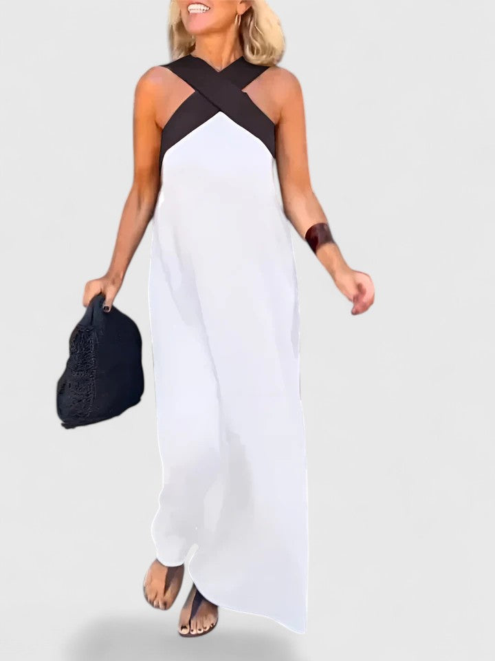 Luviaren™ | Elegantes Crossback-Kleid in A-Linie