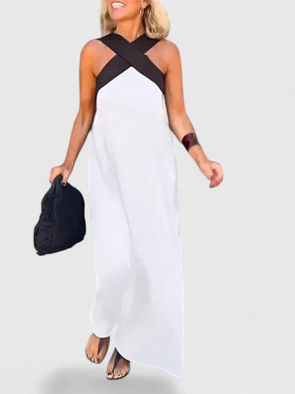 Luviaren™ | Elegantes Crossback-Kleid in A-Linie