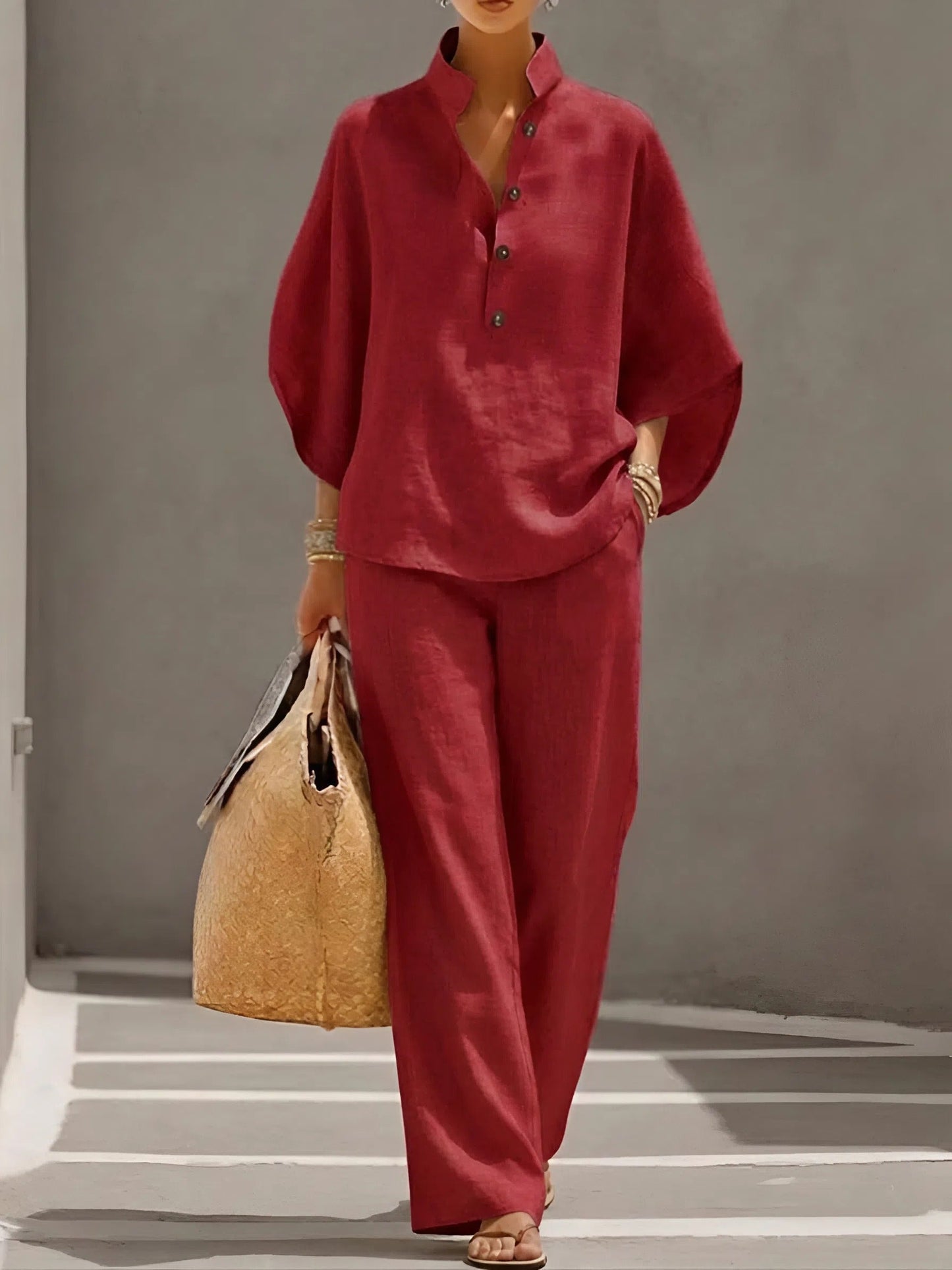 Luviaren™ | Zweiteiliges Set mit weiter Hose