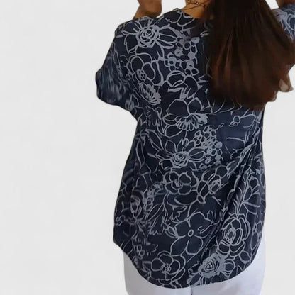 Luviaren™ | Damen Bluse mit Blumenmuster und lockerer Passform