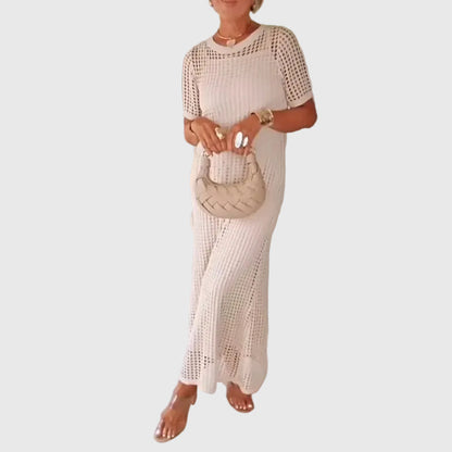 Veldora™ | Zweiteiliges Maxi-Kleid mit Cut-Outs