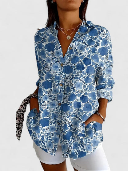 Luviaren™ | Damen Bluse mit Blumenmuster