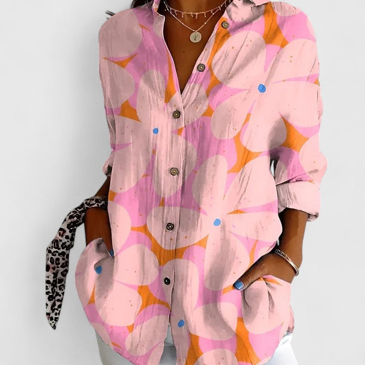 Luviaren™ | Damen Bluse mit Blumenmuster