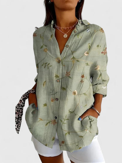 Luviaren™ | Damen Bluse mit Blumenmuster
